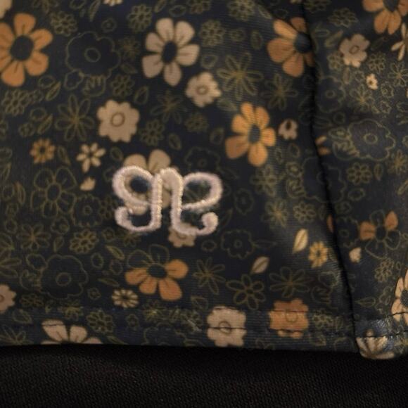 Albion Size XL One Piece Swimsuit Bathing Suit Floral Print Tie Straps - Picture 4 of 6
